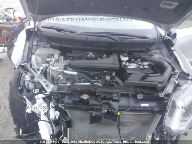 5N1AT2MT8HC858902 - 2017 NISSAN ROGUE S/SL SILVER photo 10