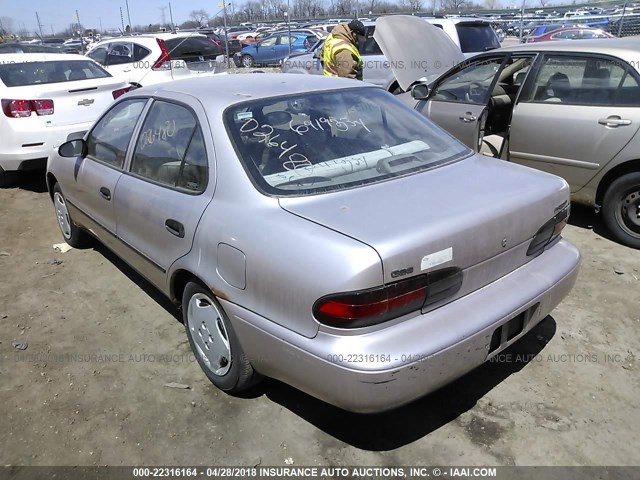 1Y1SK5264VZ457667 - 1997 GEO PRIZM LSI GOLD photo 3