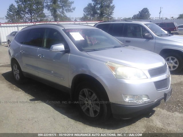 1GNER23D99S113346 - 2009 CHEVROLET TRAVERSE LT SILVER photo 1