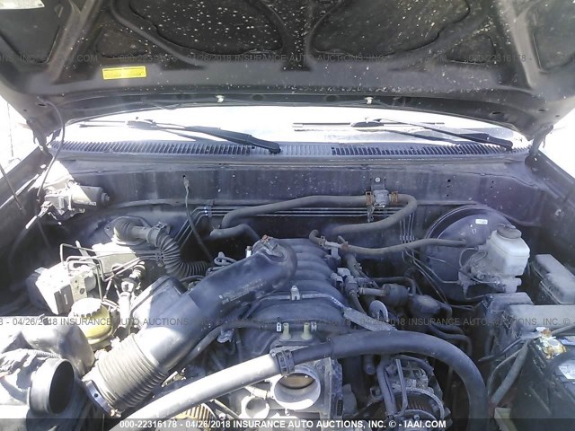 5TBDT44126S545943 - 2006 TOYOTA TUNDRA DOUBLE CAB SR5 BLACK photo 10