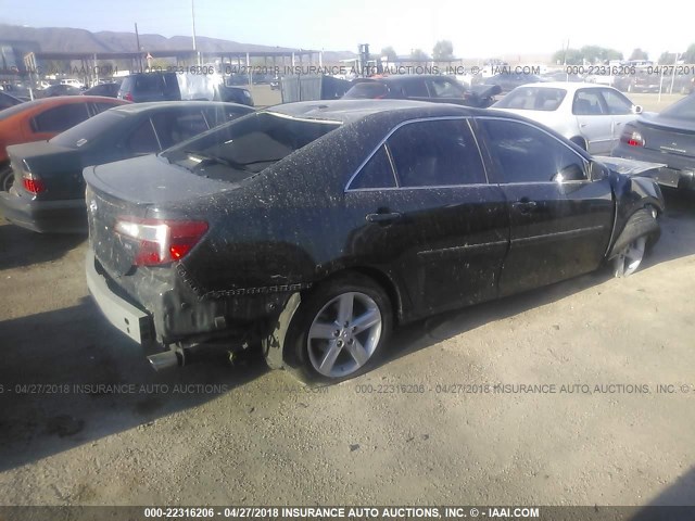 4T1BF1FK3EU335478 - 2014 TOYOTA CAMRY L/SE/LE/XLE 黑色 照片 4