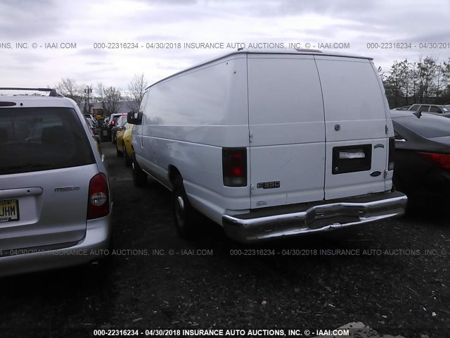 1FTSS34P14HB27987 - 2004 FORD ECONOLINE E350 SUPER DUTY VAN WHITE photo 3