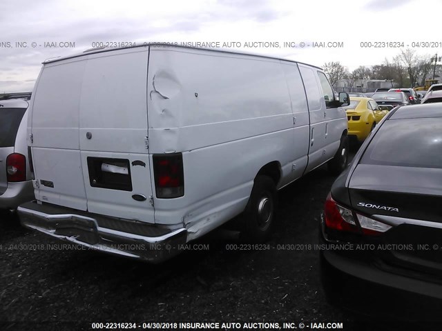 1FTSS34P14HB27987 - 2004 FORD ECONOLINE E350 SUPER DUTY VAN WHITE photo 4