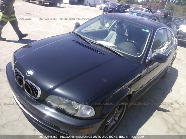 WBABN534X2JU28402 - 2002 BMW 330 CI BLACK photo 2