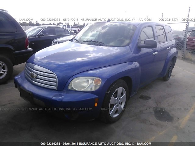 3GNDA13D86S530857 - 2006 CHEVROLET HHR LS BLUE photo 2