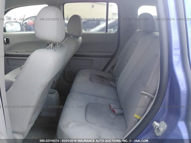3GNDA13D86S530857 - 2006 CHEVROLET HHR LS BLUE photo 8