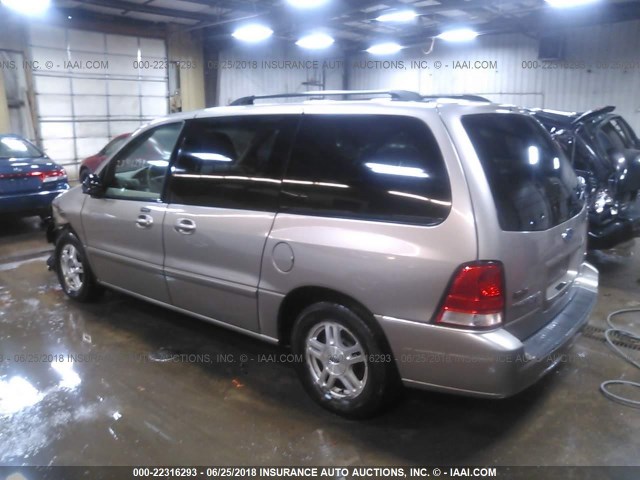 2FMZA52206BA63215 - 2006 FORD FREESTAR SEL TAN photo 3