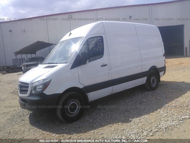 WD3PE7CD4HP536244 - 2017 MERCEDES-BENZ SPRINTER 2500 WHITE photo 2