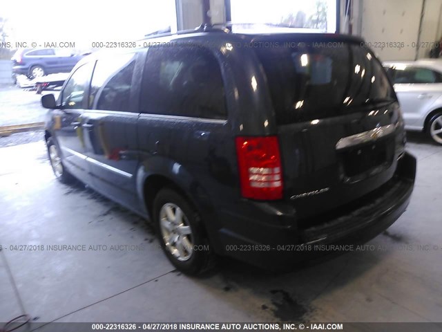 2A8HR54159R639124 - 2009 CHRYSLER TOWN & COUNTRY TOURING BLUE photo 3