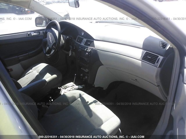 2A8GM48L78R654609 - 2008 CHRYSLER PACIFICA LX SILVER photo 5