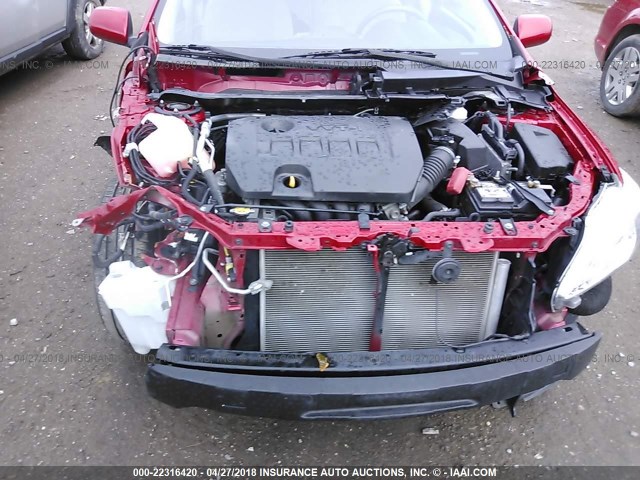 5YFBU4EE8DP224220 - 2013 TOYOTA COROLLA S/LE RED photo 6