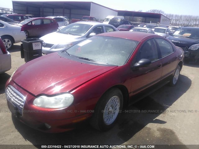 2C3AD36MX3H510834 - 2003 CHRYSLER CONCORDE LXI RED photo 2