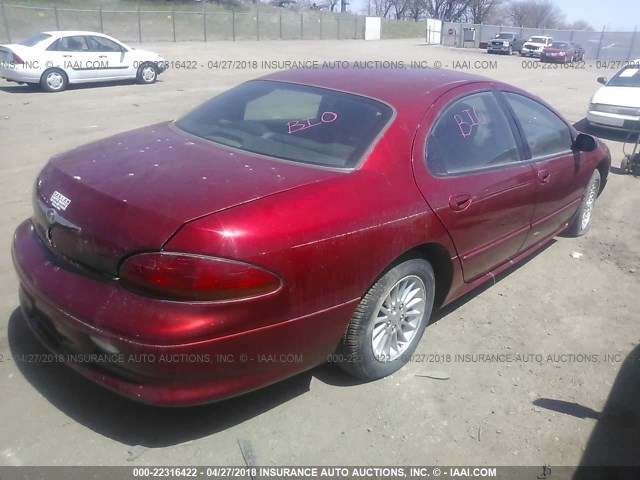 2C3AD36MX3H510834 - 2003 CHRYSLER CONCORDE LXI RED photo 4