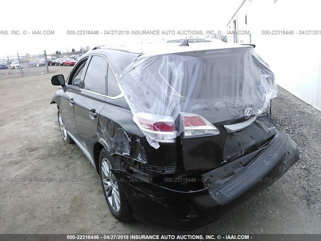 2T2BK1BAXEC238591 - 2014 LEXUS RX 350/BASE/F SPORT BLACK photo 3