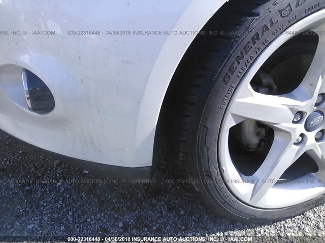 1FAHP3N26CL278730 - 2012 FORD FOCUS TITANIUM WHITE photo 6