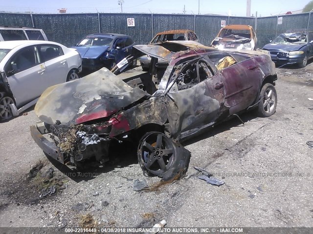 1G2ZG57N384273847 - 2008 PONTIAC G6 SE MAROON photo 2