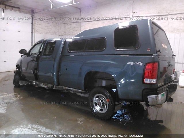 1GTHK59K69E144361 - 2009 GMC SIERRA K2500 SLE BLUE photo 3