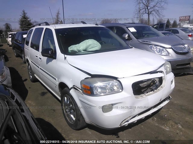 5GADV33137D163173 - 2007 BUICK TERRAZA CXL WHITE photo 1