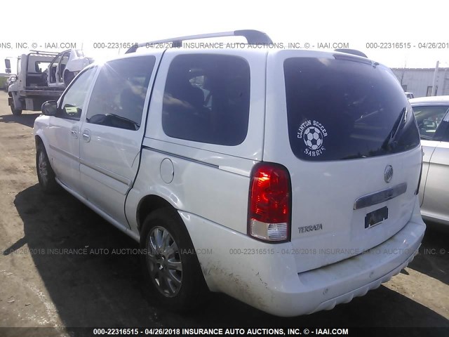 5GADV33137D163173 - 2007 BUICK TERRAZA CXL WHITE photo 3