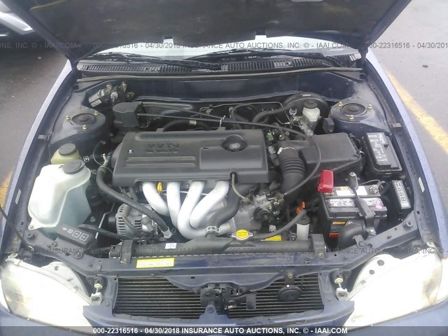 1NXBR12E5YZ409849 - 2000 TOYOTA COROLLA VE/CE/LE 蓝色 照片 10