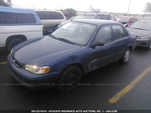 1NXBR12E5YZ409849 - 2000 TOYOTA COROLLA VE/CE/LE 蓝色 照片 2