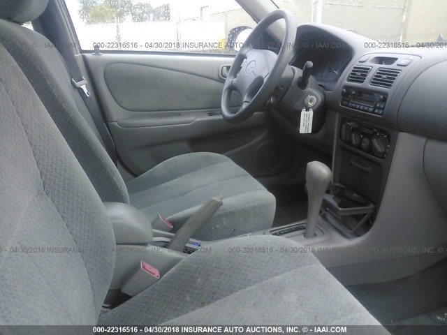 1NXBR12E5YZ409849 - 2000 TOYOTA COROLLA VE/CE/LE 蓝色 照片 5
