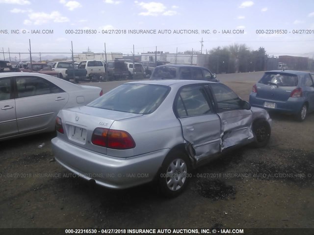 2HGEJ6618XH538491 - 1999 HONDA CIVIC SE SILVER photo 4