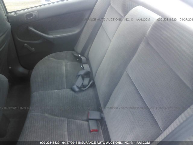 2HGEJ6618XH538491 - 1999 HONDA CIVIC SE SILVER photo 8