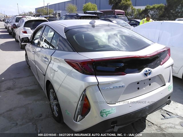 JTDKARFP1H3025708 - 2017 TOYOTA PRIUS PRIME  白色 照片 3
