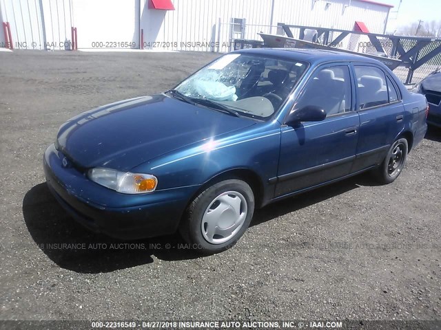 1Y1SK52801Z425925 - 2001 CHEVROLET GEO PRIZM LSI 蓝色 照片 2