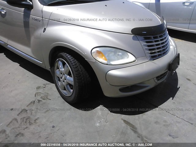 3C8FY68875T529440 - 2005 CHRYSLER PT CRUISER LIMITED GOLD photo 6