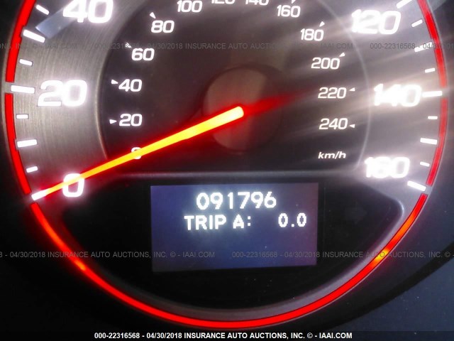 19UUA76538A013973 - 2008 ACURA TL TYPE S WHITE photo 7