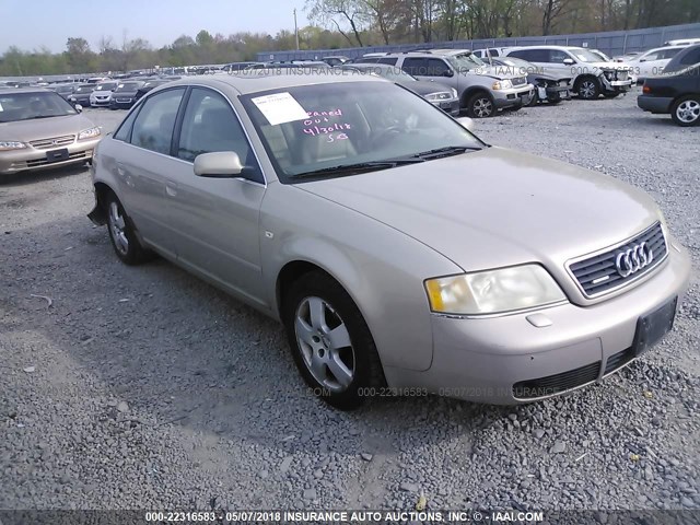 WAUED64B11N003824 - 2001 AUDI A6 2.7T QUATTRO BEIGE photo 1