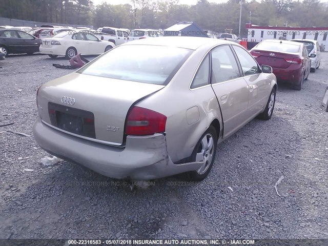 WAUED64B11N003824 - 2001 AUDI A6 2.7T QUATTRO BEIGE photo 4