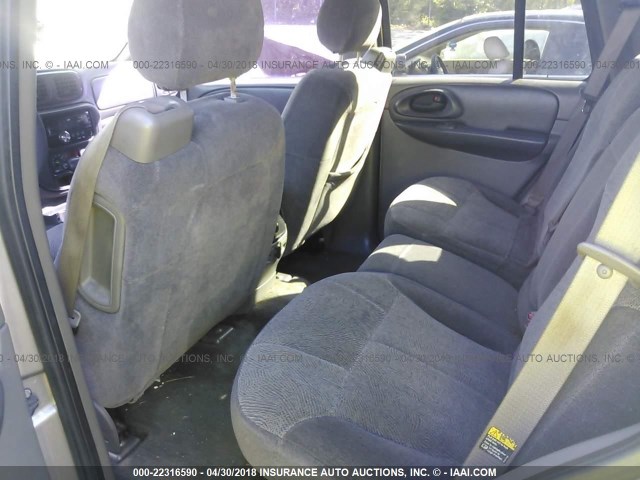 1GNDS13S232337445 - 2003 CHEVROLET TRAILBLAZER  GRAY photo 8