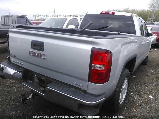 1GTV2MEC1GZ158699 - 2016 GMC SIERRA K1500 SLE SILVER photo 4