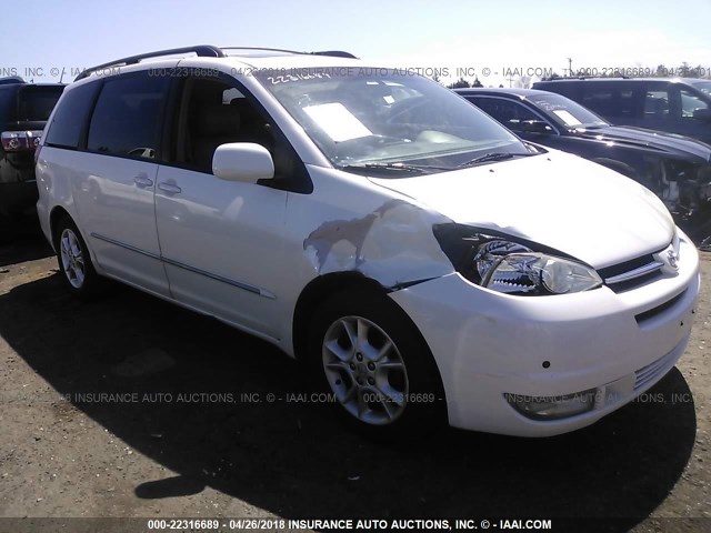 5TDZA22C84S030650 - 2004 TOYOTA SIENNA XLE/XLE LIMITED WHITE photo 1