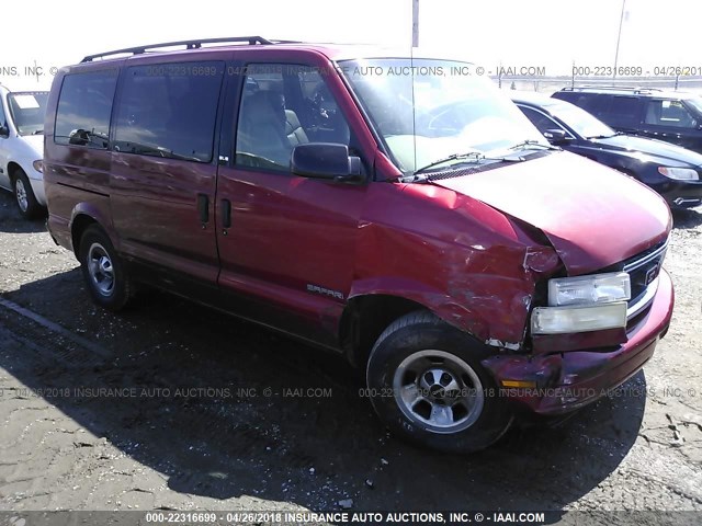 1GKDM19W1WB517764 - 1998 GMC SAFARI XT MAROON photo 1