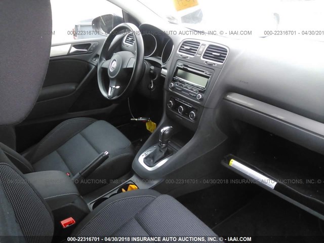 WVWBB7AJ4DW084362 - 2013 VOLKSWAGEN GOLF BLUE photo 5