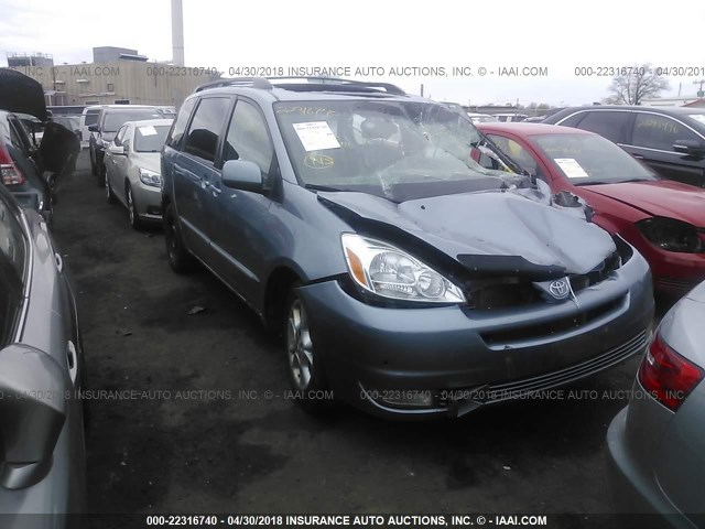 5TDZA22C04S149745 - 2004 TOYOTA SIENNA XLE/XLE LIMITED Light Blue photo 1