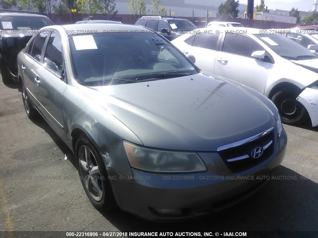 5NPEU46F47H224639 - 2007 HYUNDAI SONATA SE/LIMITED GREEN photo 1