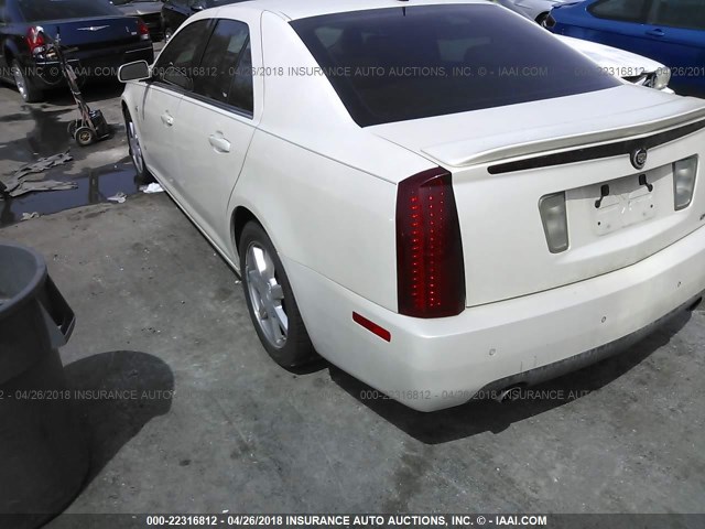 1G6DW677360103270 - 2006 CADILLAC STS WHITE photo 3