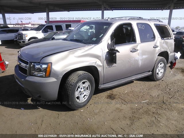 1GNFC13J37R164206 - 2007 CHEVROLET TAHOE C1500 TAN photo 2