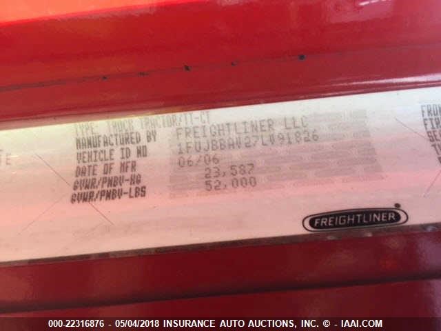 1FUJBBAV27LV91826 - 2007 FREIGHTLINER ST120 ST120 RED photo 10