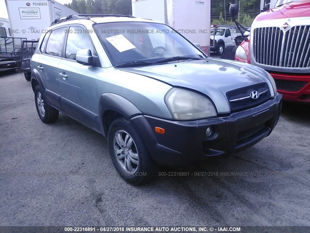 KM8JN12D56U392059 - 2006 HYUNDAI TUCSON GLS/LIMITED Light Blue photo 1