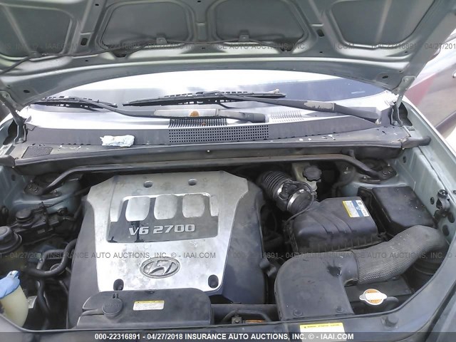 KM8JN12D56U392059 - 2006 HYUNDAI TUCSON GLS/LIMITED 浅蓝色 照片 10