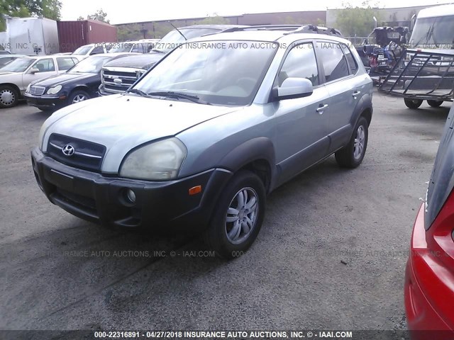 KM8JN12D56U392059 - 2006 HYUNDAI TUCSON GLS/LIMITED 浅蓝色 照片 2