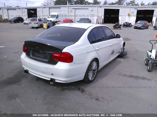 WBAPK5G50BNN30575 - 2011 BMW 328 XI SULEV WHITE photo 4