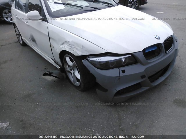 WBAPK5G50BNN30575 - 2011 BMW 328 XI SULEV WHITE photo 6