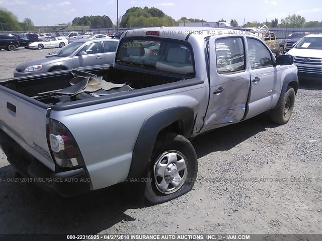 3TMJU4GN9AM106933 - 2010 TOYOTA TACOMA DOUBLE CAB PRERUNNER SILVER photo 6